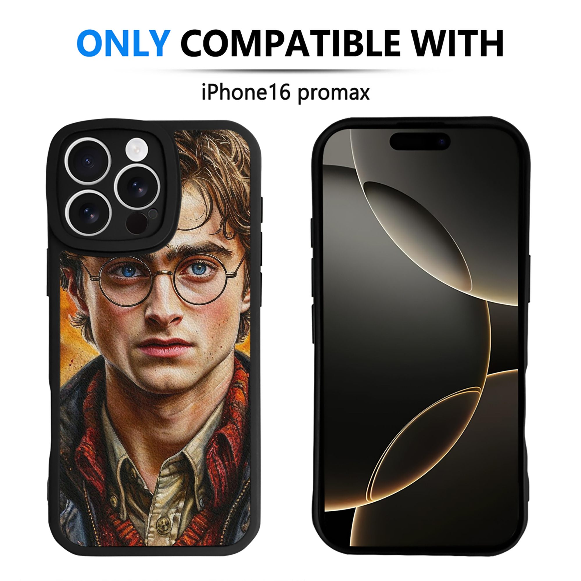 （画像用） Harry Potter ハリー・ポッターシリーズ 【iPhone 16シリーズ対応】シリコンスマホケース（レザー調） 材質：シリコン